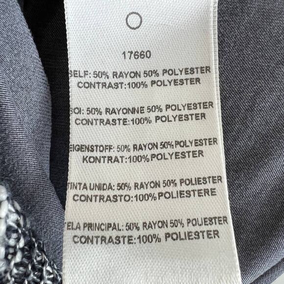 Anthropologie DOLAN Gray Knit Draped Open Front Long Sleeve Cardigan Sweater S - Picture 7 of 7